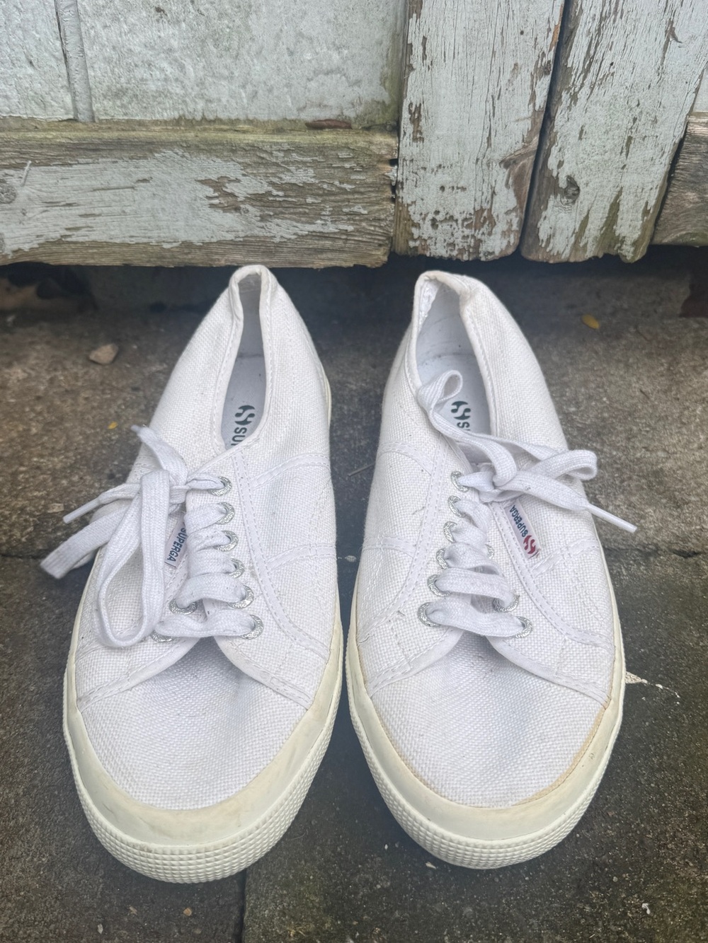 Superga Women's White Canvas Low-Top Sneaker
